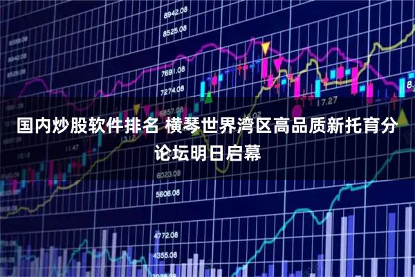 国内炒股软件排名 横琴世界湾区高品质新托育分论坛明日启幕