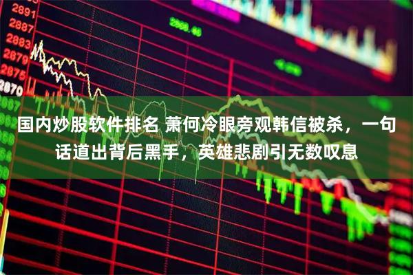 国内炒股软件排名 萧何冷眼旁观韩信被杀,一句话道出背后黑手,英雄悲剧引无数叹息